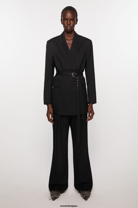 Acne Studiosスーツジャケット Acne Studios - レイヤードスーツジャケット - ネイビー