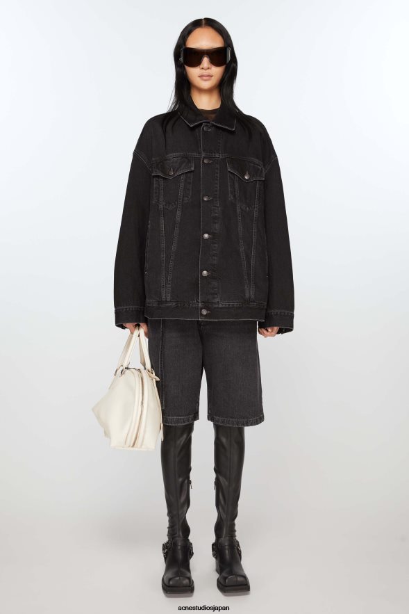 Acne Studios オーバーサイズユニセックスフィット ブラック Acne Studios オーバーサイズユニセックスフィット ブラック