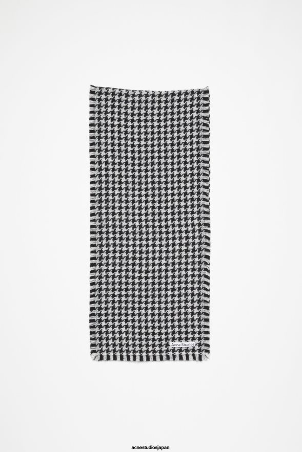 acne studios シルクスクエアスカーフ Acne Studios - プリントシルクスカーフ - ホワイトマルチカラー