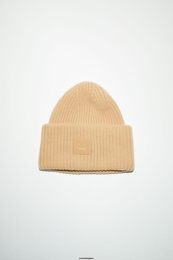 Acne Studios スモールFaceロゴ ビーニー 角